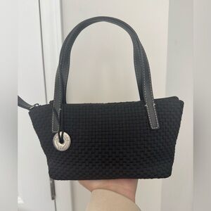 The Sak Black Woven Small Handbag